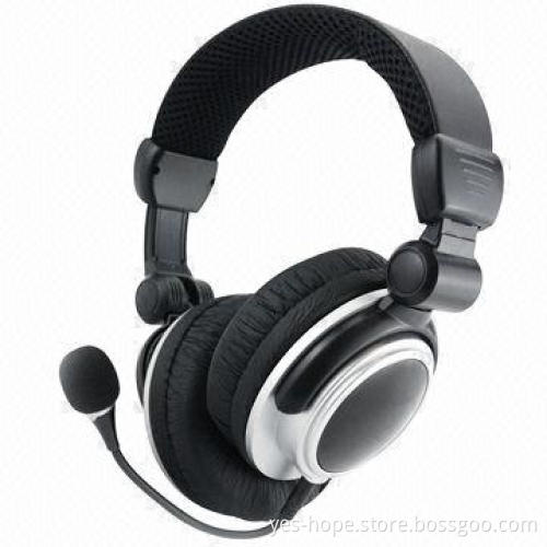 2014 popular stereo game headset with microphone